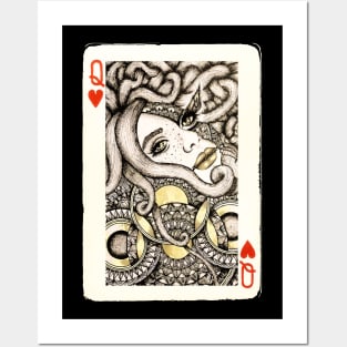 Queen of hearts Posters and Art